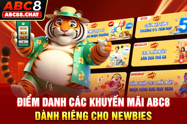 Khuyến Mãi ABC8 & Top Mã Ưu Đãi Mới Nhất Trong Năm 2026 Điểm danh các khuyến mãi ABC8 dành riêng cho newbies