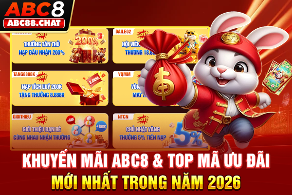 Khuyến Mãi ABC8 & Top Mã Ưu Đãi Mới Nhất Trong Năm 2026