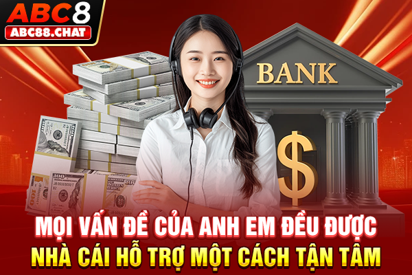 Trở Thành Đại Lý ABC8 Để Kiếm Tiền Tỷ Cực Đơn Giản Mọi vấn đề của anh em đều được nhà cái hỗ trợ một cách tận tâm